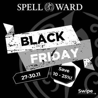 Black Friday at Spell Ward! 🥳🖤 🇬🇧 BLACK FRIDAY is live at Spell Ward! 🖤⚡️ All products are now from 10% OFF, and thanks to...